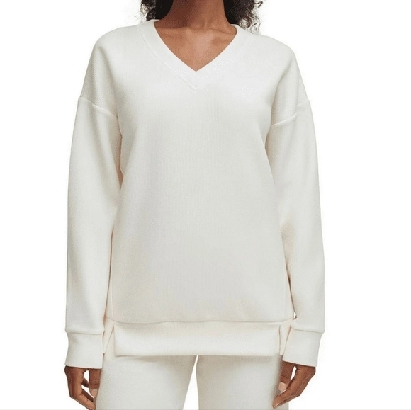 Marc New York Women's Cozy V Neck Pullover Top - Picture 1 of 8